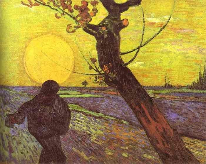 Vincent van Gogh Sower with Setting Sun After Millet